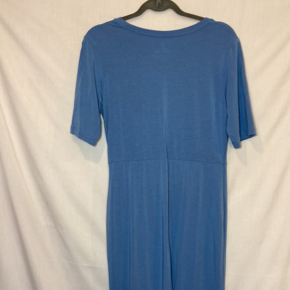 Betabrand Blue Knot Jersey Midi Dress Size L - Picture 6 of 8